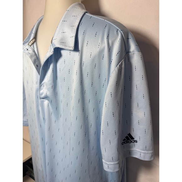 adidas Other - Men's Adidas Golf Polo Shirt Moisture Wicking Athletic Training Print Size XL
